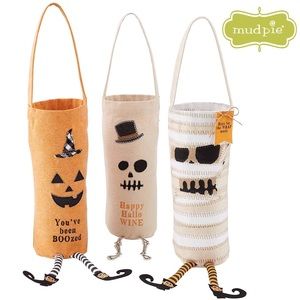 Mud Pie Dangle Leg Wine Bottle Bag